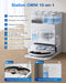 ECOVACS T50 Pro Omni Gen2 Robot Aspirateur Laveur 21000Pa Lavage Chaud 75℃ Blanc