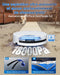 ECOVACS DEEBOT T80 Omni Robot Aspirateur Laveur 18000Pa Lavage Chaud 40-75℃ Blanc