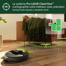 iRobot Roomba Plus 505 Combo Robot Aspirateur Laveur avec Base AutoWash Noir