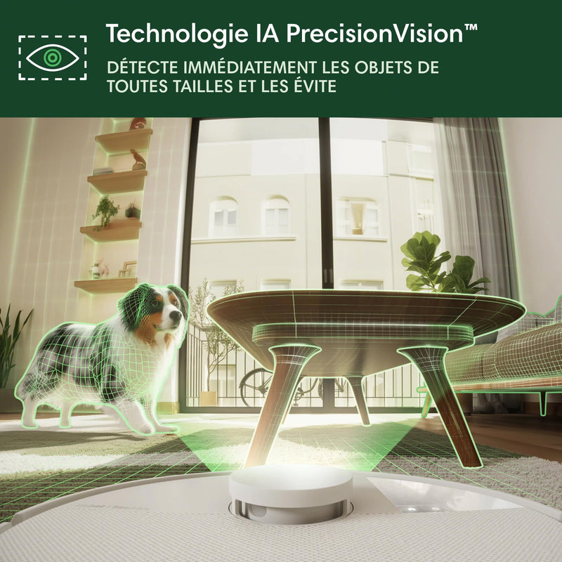 iRobot Roomba Plus 505 Combo Robot Aspirateur Laveur avec Base AutoWash Blanc