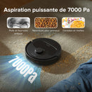 Roborock Qrevo S Set Robot Aspirateur Laveur 7000Pa avec Station Multifonction
