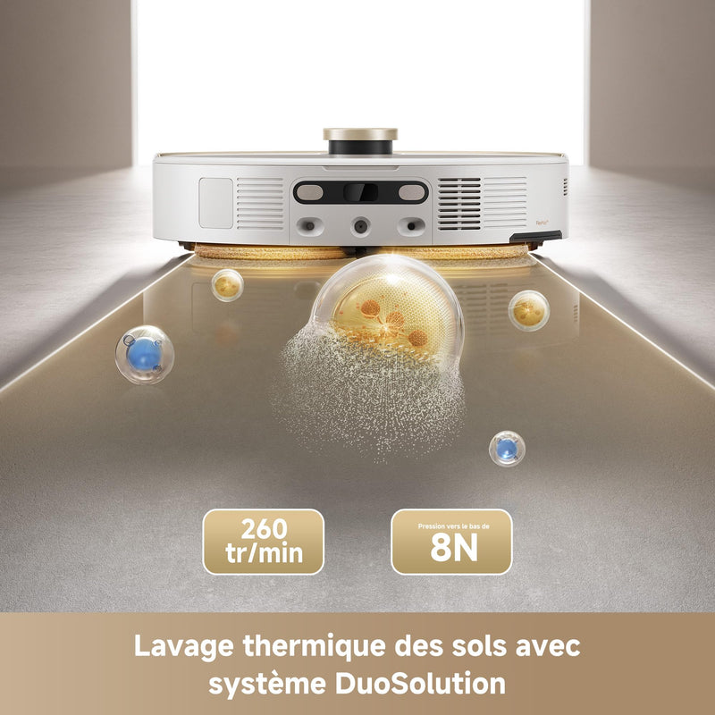 MOVA V50 Ultra Robot Aspirateur Laveur avec Vidage Automatique 24000Pa