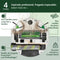 iRobot Roomba Max 705 Combo Robot Aspirateur Laveur avec Base AutoWash Blanc