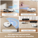 Dreame L40 Ultra Robot Aspirateur 19000 Pa avec Serpillière et Dock