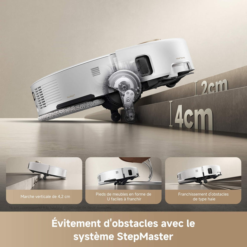 MOVA V50 Ultra Robot Aspirateur Laveur avec Vidage Automatique 24000Pa