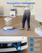 ECOVACS T50 Omni GEN2 Robot Aspirateur Laveur 21000Pa avec Station Blanc