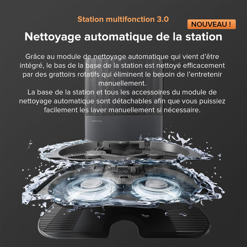 Roborock Qrevo Master Set Robot Aspirateur Laveur 10000Pa FlexiArm