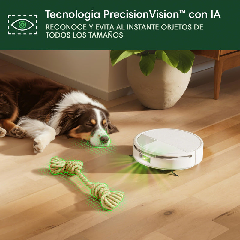 iRobot Roomba Max 705 Combo Robot Aspirateur Laveur avec Base AutoWash Blanc