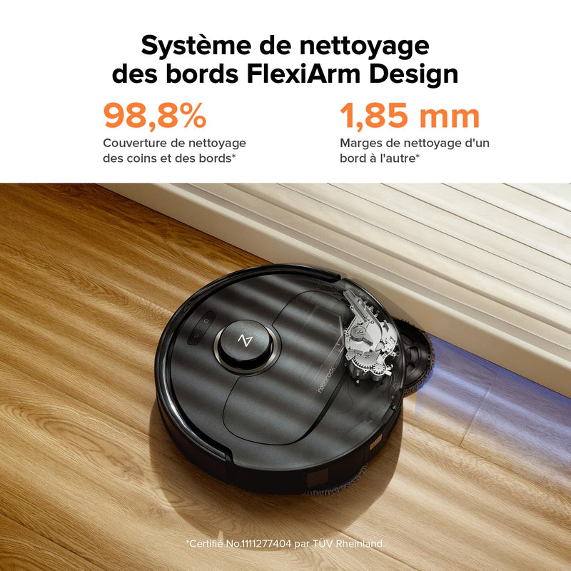 Roborock Qrevo Pro Set Robot Aspirateur Laveur 7000Pa avec Station
