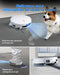 ECOVACS T50 Max Pro GEN2 Robot Aspirateur Laveur 18500Pa avec Station Blanc