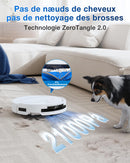 ECOVACS T50 Omni GEN2 Robot Aspirateur Laveur 21000Pa avec Station Blanc