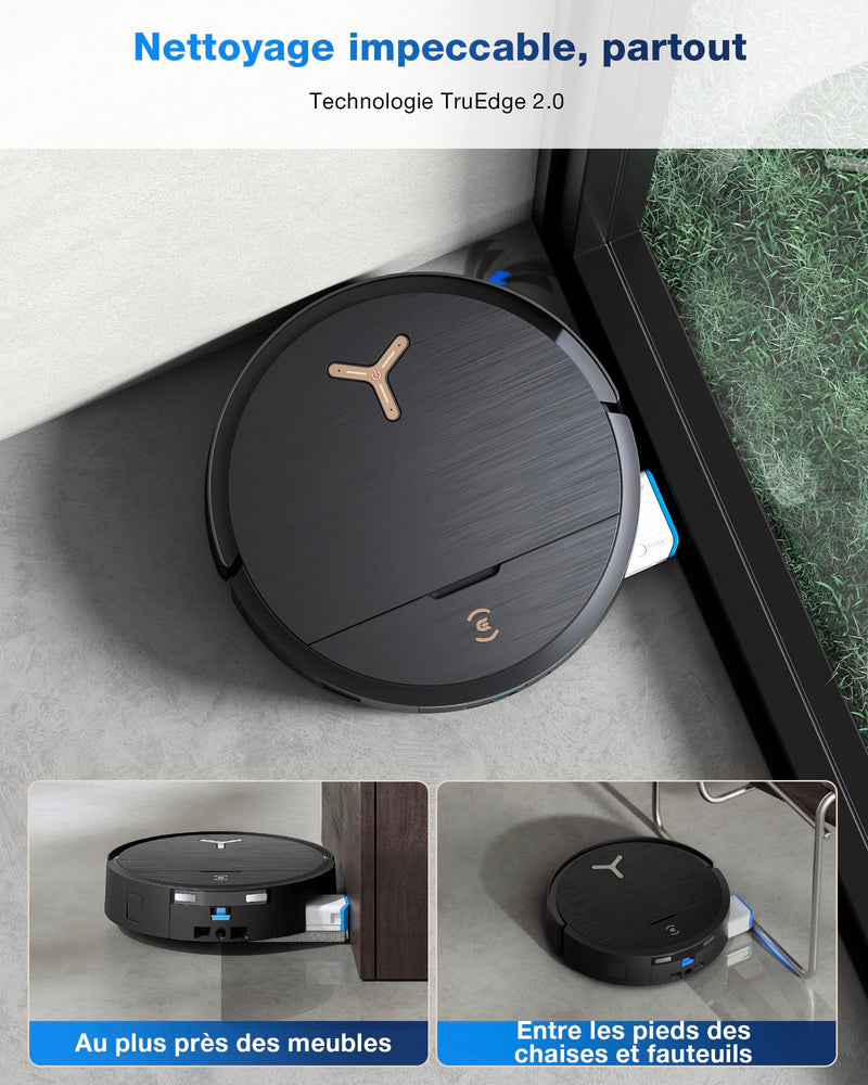ECOVACS DEEBOT X9 Pro Omni Robot Aspirateur Laveur 16600Pa Ultra-fin