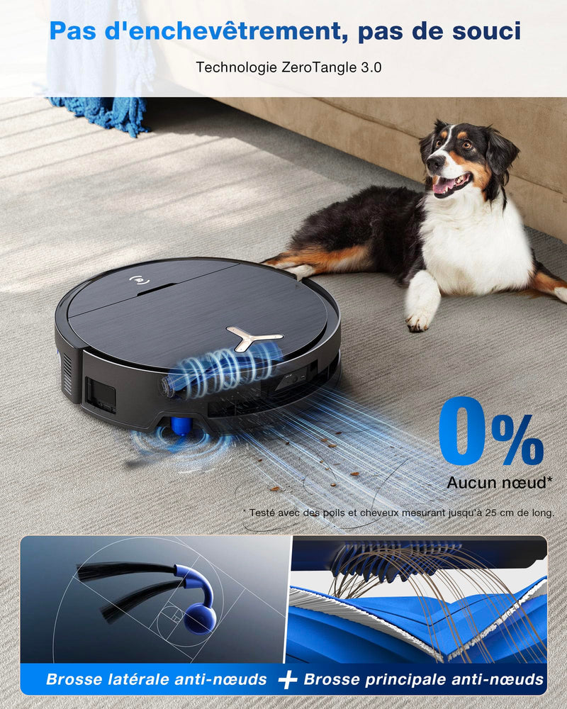 ECOVACS DEEBOT X9 Pro Omni Robot Aspirateur Laveur 16600Pa Ultra-fin