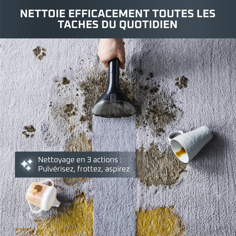 Rowenta X-Clean 10 & Clean It Aspirateur Laveur Sans Fil Sols Durs et Tapis